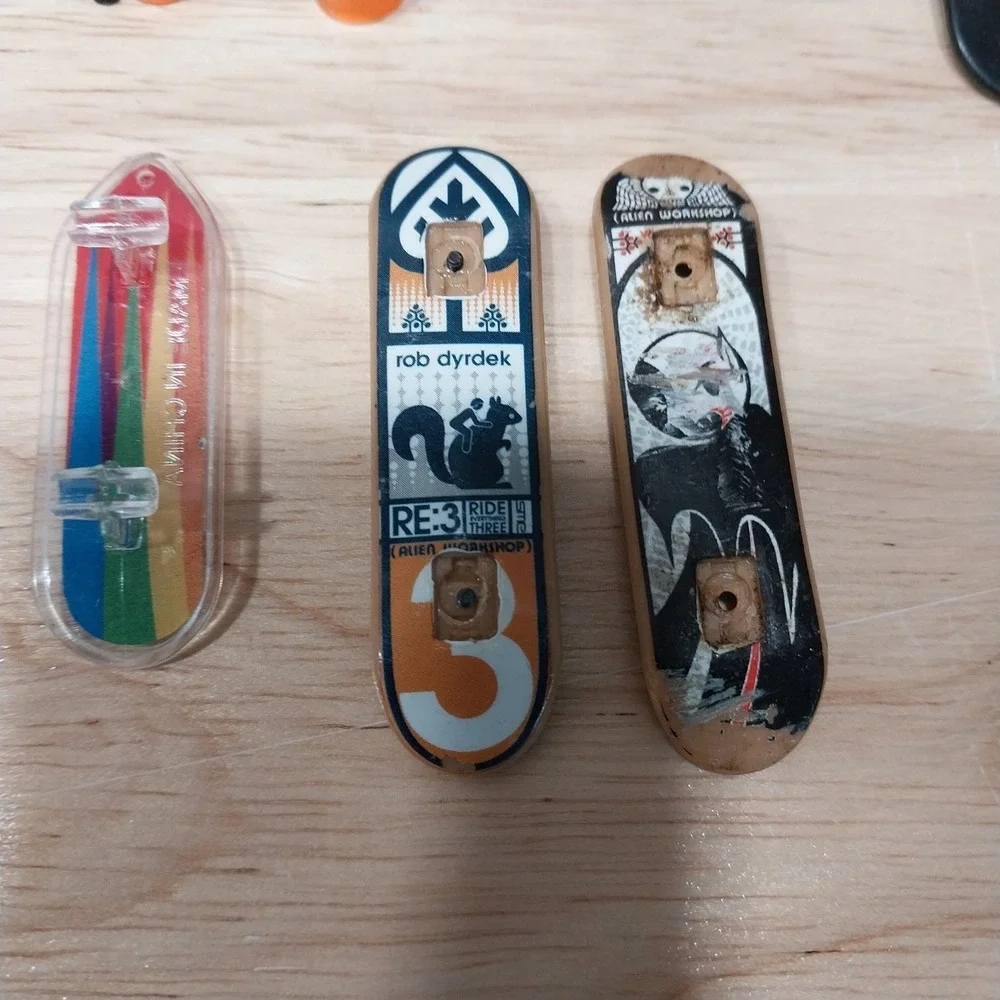Tech Deck Birdhouse Fingerboard Lot Tony Hawk Clint Walker Skateboard Toys Parts